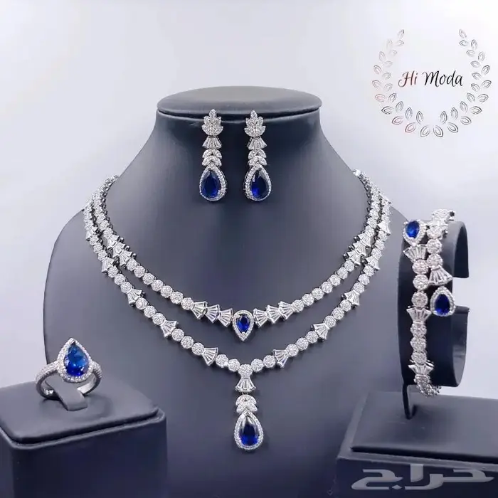 طقم اكسسوار تصميم ألماس فاخر جودة عالية سعر رهيب 10