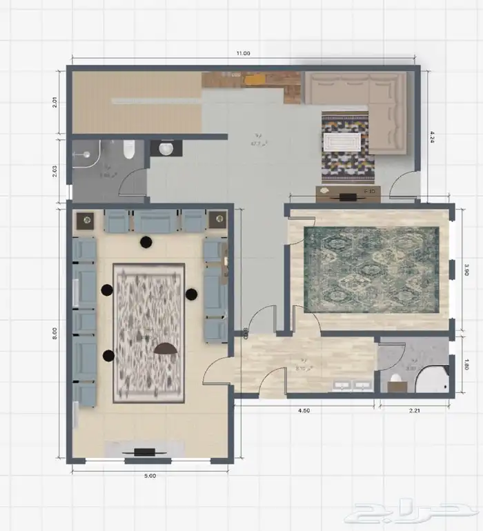 معلم بناء - قرميد معدني - رسم وتوزيع مخططات 8