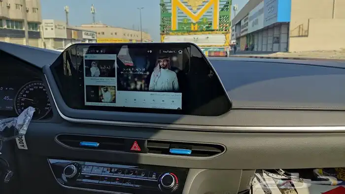 تركيب شاشه سونتا 2021 0