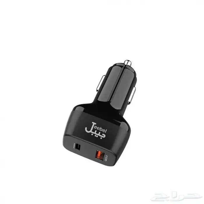 شاحن جوال للسيارة بمنفذ PD ومنفذ USB سريع 0