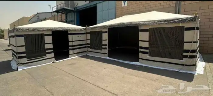 للبيع بيوت شعر وخيام وكراسي ودوارت مياه فيبر وصنادق 48