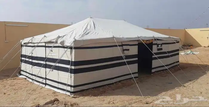 للبيع بيوت شعر وخيام وكراسي ودوارت مياه فيبر وصنادق 68