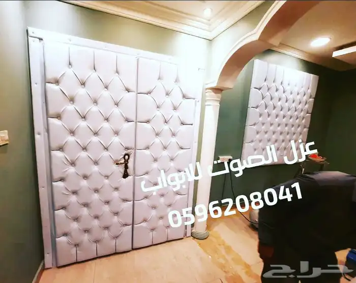 عزل الباب عازل صوت للابواب باب خشب ابواب حديد 27