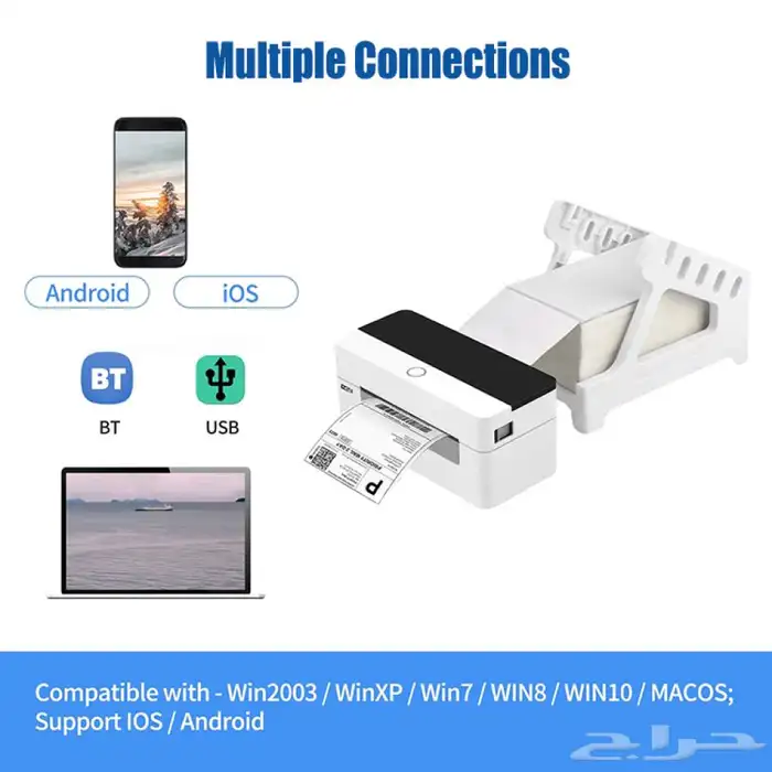 طابعة حرارية بدون حبر Wi-Fi 4