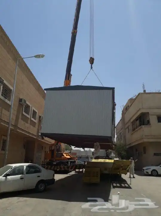 نقل بركسات وغرف جاهزة سطحه ونش 056.2836255 4