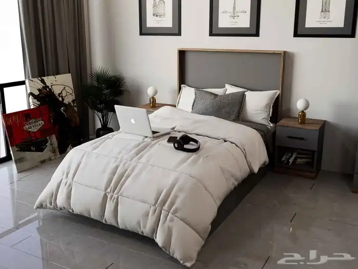 سرير نوم مفرد مقاس120 200 تصميم عصري 2