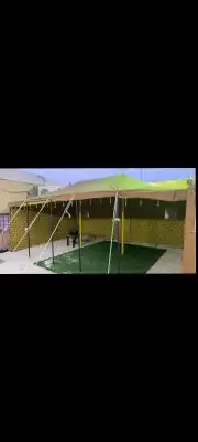 بيت شعر ابيض ألماني خيمه شفاف صندقه خشب تجهيز 27
