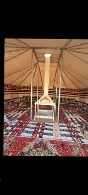 بيت شعر ابيض ألماني خيمه شفاف صندقه خشب تجهيز 28