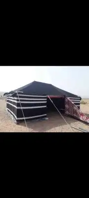بيت شعر ابيض ألماني خيمه شفاف صندقه خشب تجهيز 19