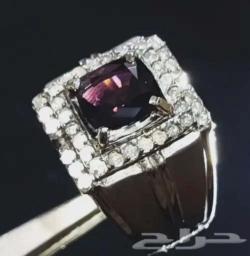 خاتم سبينيل طبيعي ملكي فاخر 2