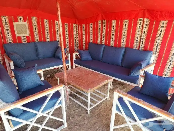 طقم كراسي مع جلسات 2