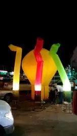 سيتي كلر اضاءة مباني افتتاحات بالونات 11