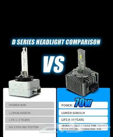 تركيب ليد وكالة بديل الزنون 2