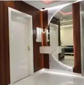 معلم ديكورات بديل الرخام بديل الخشب شاشات 42