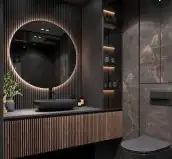 معلم ديكورات بديل الرخام بديل الخشب شاشات 33