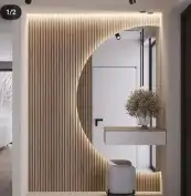 معلم ديكورات بديل الرخام بديل الخشب شاشات 44