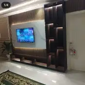 معلم ديكورات بديل الرخام بديل الخشب شاشات 45