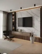 معلم ديكورات بديل الرخام بديل الخشب شاشات 0