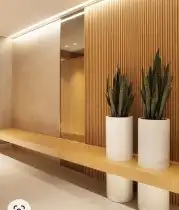 معلم ديكورات بديل الرخام بديل الخشب شاشات 28