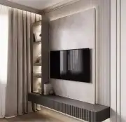 معلم ديكورات بديل الرخام بديل الخشب شاشات 46