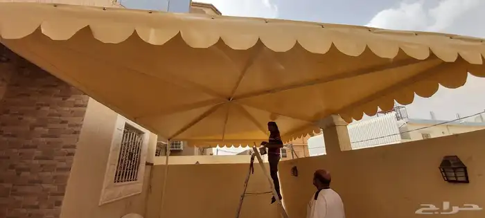 القصيم _بيوت شعر _تلبس قماش_مظلات خارجيه_مجالس عربيه _ 33