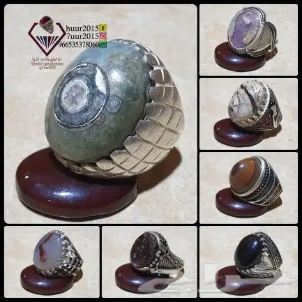 خواتم عقيق يماني مميزة 17