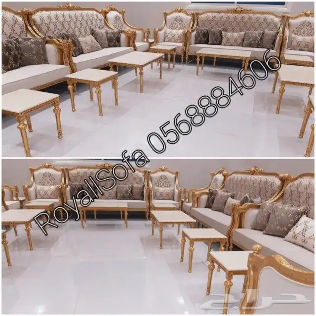مختصين بتصنيع اطقم ومجالس الكنب الكلاسيكي VIP 12