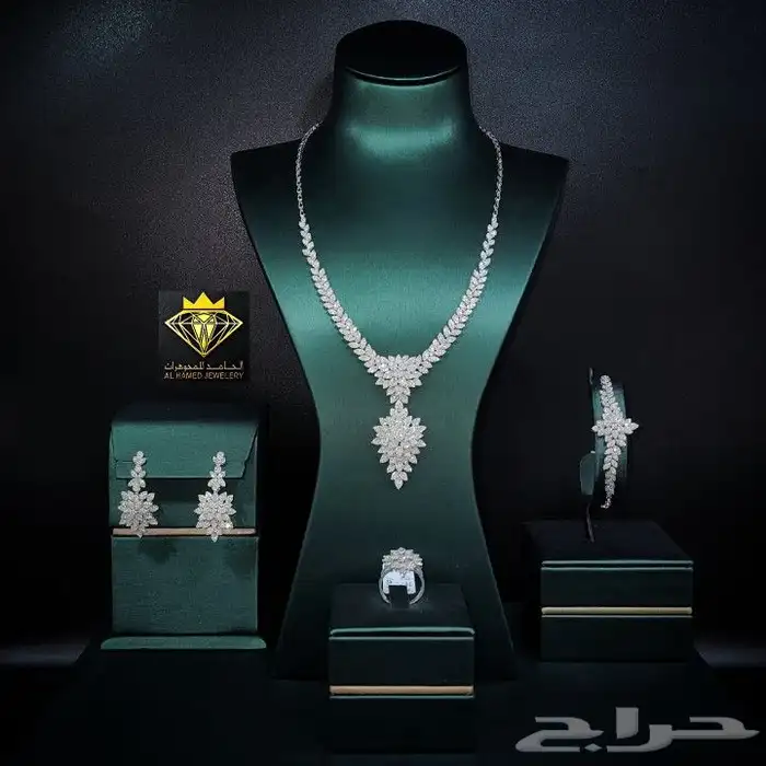 شبكات الماس اطقم الماس مجوهرات الحامد البحرين _ دبي جميرا 1 49