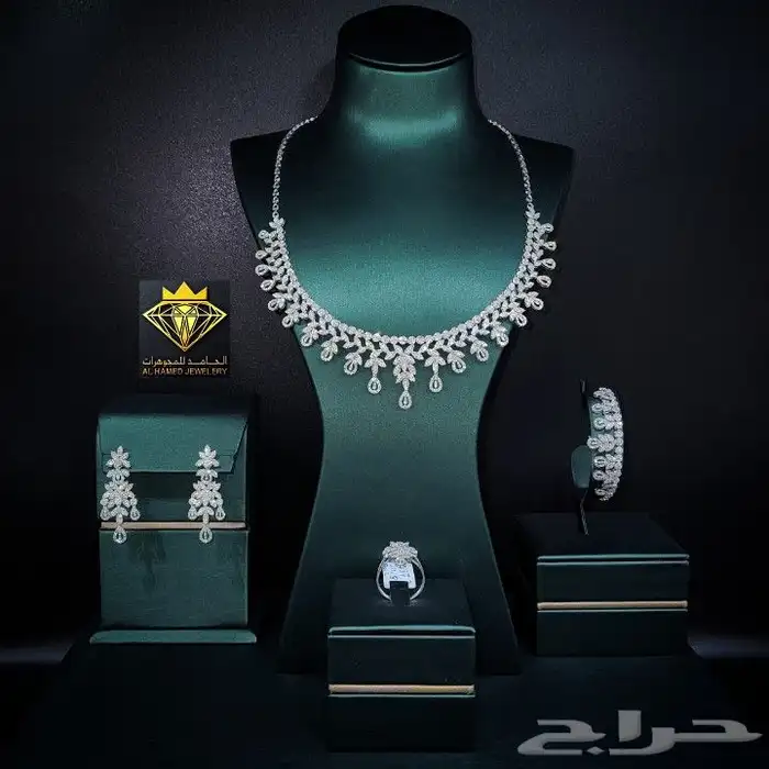 شبكات الماس اطقم الماس مجوهرات الحامد البحرين _ دبي جميرا 1 67