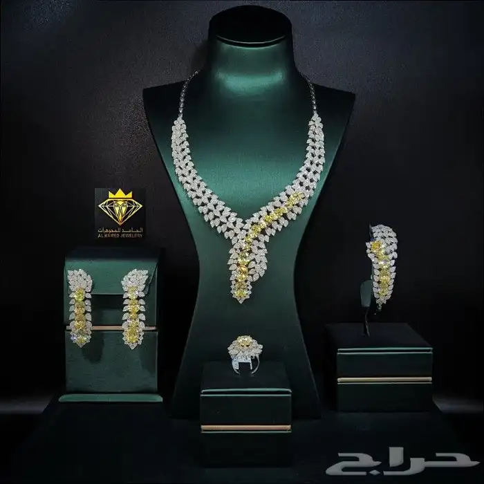 شبكات الماس اطقم الماس مجوهرات الحامد البحرين _ دبي جميرا 1 39