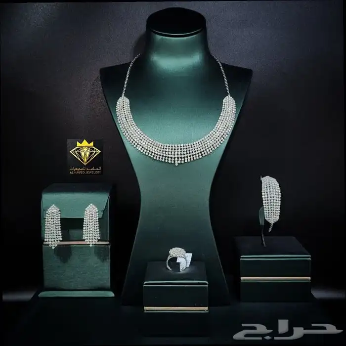 شبكات الماس اطقم الماس مجوهرات الحامد البحرين _ دبي جميرا 1 15
