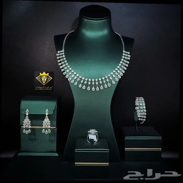 شبكات الماس اطقم الماس مجوهرات الحامد البحرين _ دبي جميرا 1 25