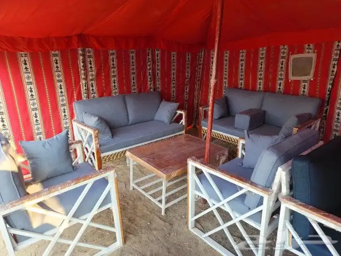 طقم كراسي مع جلسات 2