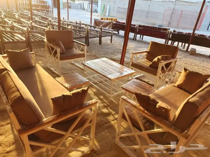 طقم كراسي مع جلسات 8