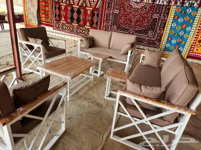 طقم كراسي مع جلسات 9