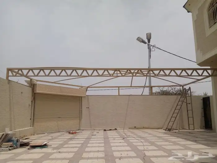 مظلات وسواتر وجلسات وجميع أعمال الحداده 46