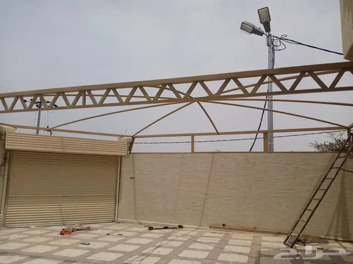 مظلات وسواتر وجلسات وجميع أعمال الحداده 47