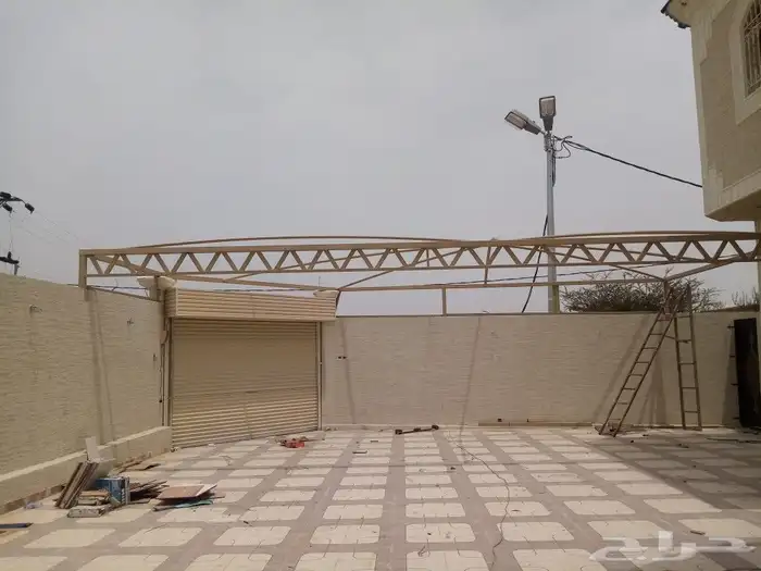 مظلات وسواتر وجلسات وجميع أعمال الحداده 48