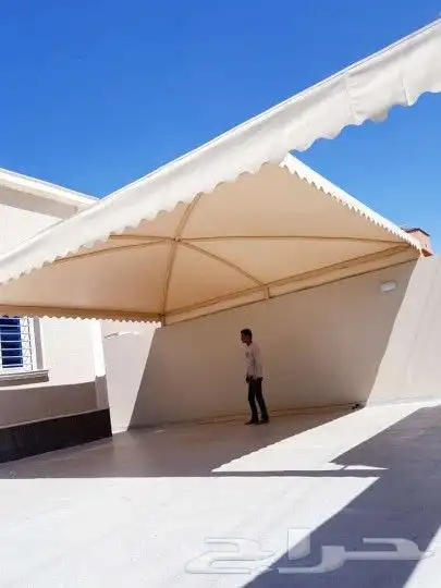 مظلات وسواتر وجلسات وجميع أعمال الحداده 26