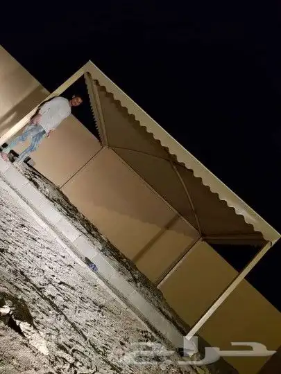 مظلات وسواتر وجلسات وجميع أعمال الحداده 2