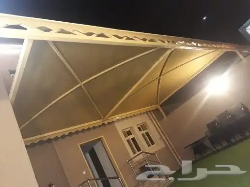 مظلات وسواتر وجلسات وجميع أعمال الحداده 19