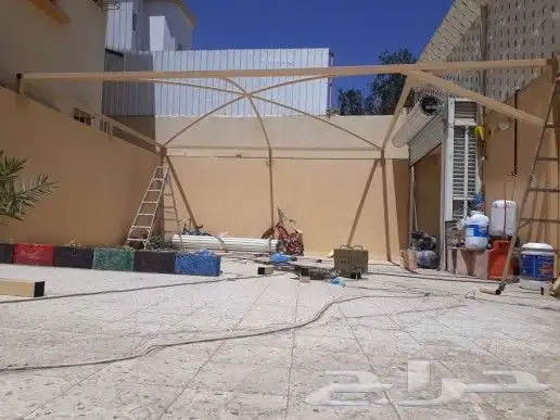 مظلات وسواتر وجلسات وجميع أعمال الحداده 30