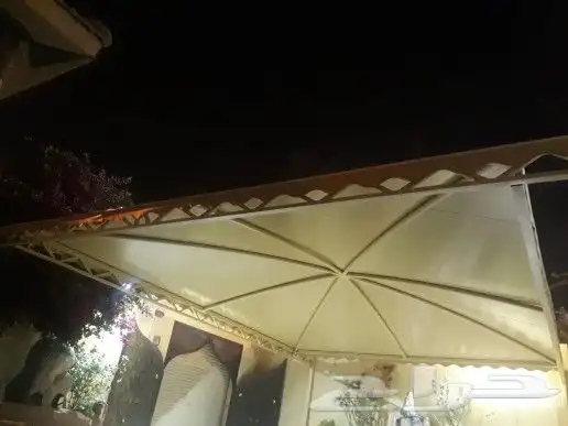 مظلات وسواتر وجلسات وجميع أعمال الحداده 18