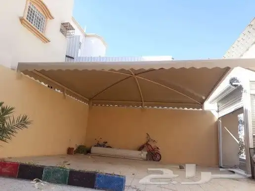 مظلات وسواتر وجلسات وجميع أعمال الحداده 1