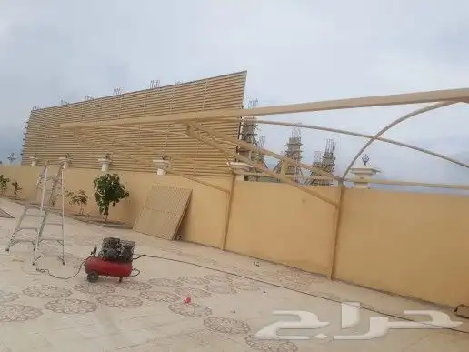 مظلات وسواتر وجلسات وجميع أعمال الحداده 32