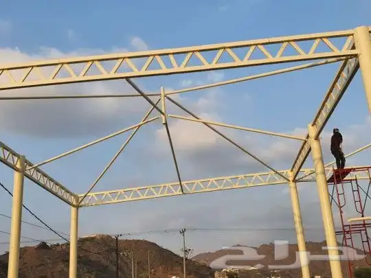 مظلات وسواتر وجلسات وجميع أعمال الحداده 10