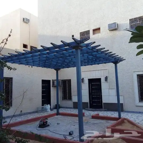 مظلات وسواتر وجلسات وجميع أعمال الحداده 25