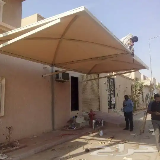 مظلات وسواتر وجلسات وجميع أعمال الحداده 22