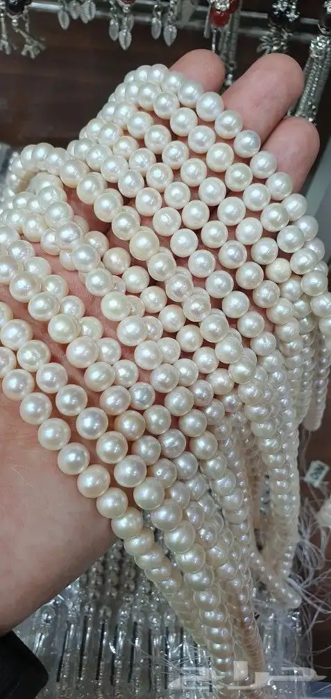 لولو سبح واطقم حبات صافية اصلي زراعي جملة ومفرد 25