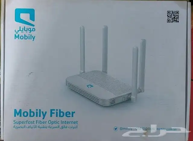 للبيع راوتر واي فاي فايبر موبايلي 0